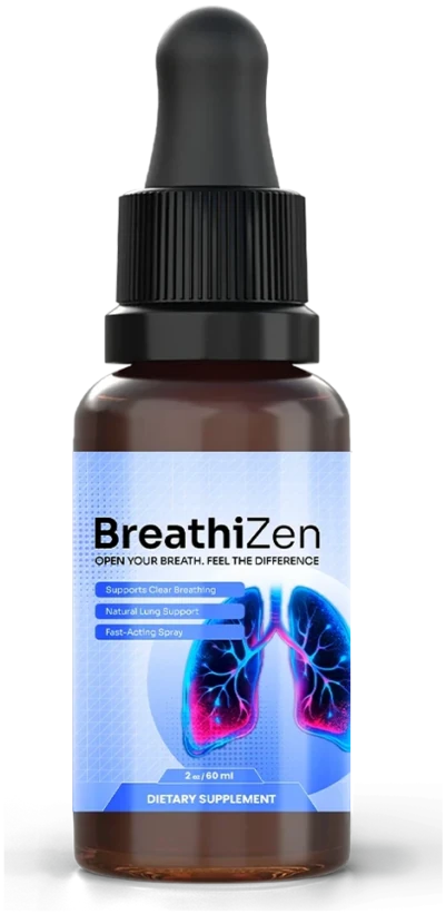 A BreathiZen liquid dropper bottle
